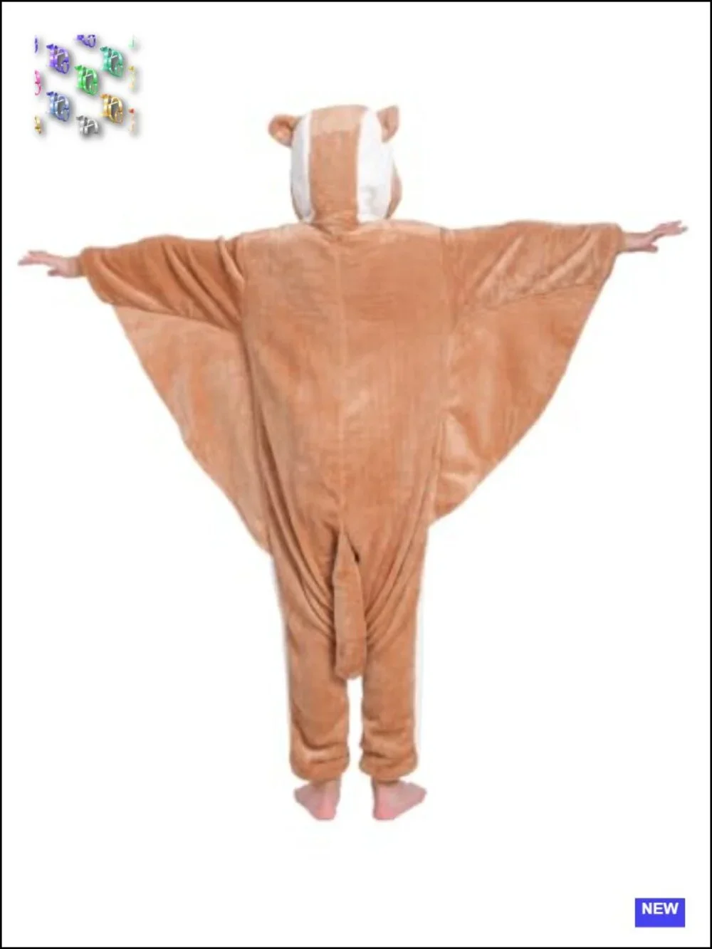 Kids Fleece Animal Onesie Pajamas Cosplay Costume with Zipper